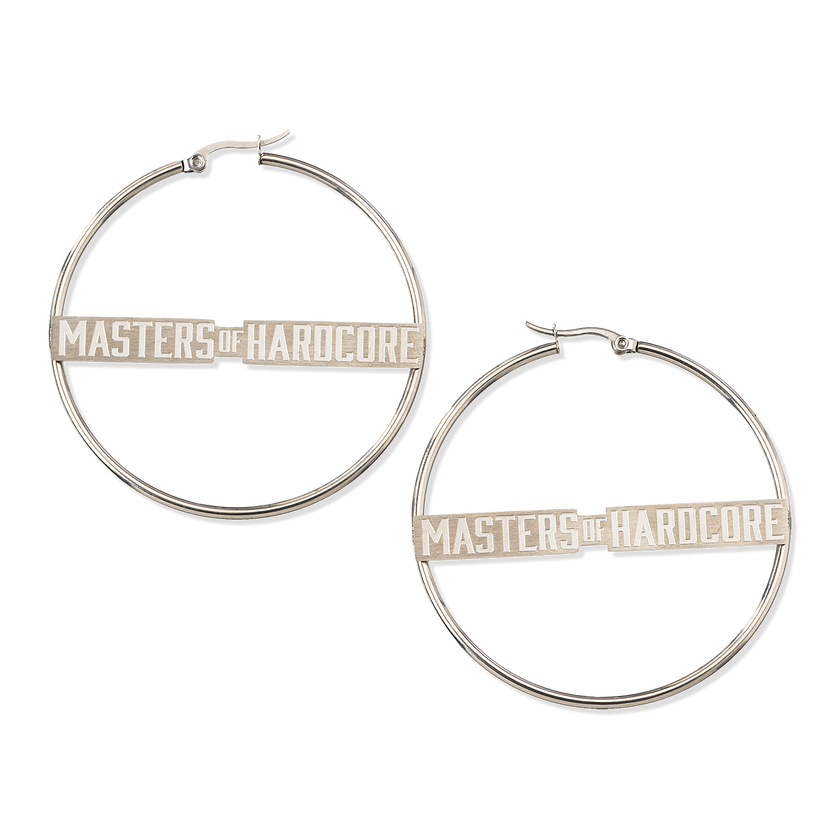 060. MOH Lettering Earrings