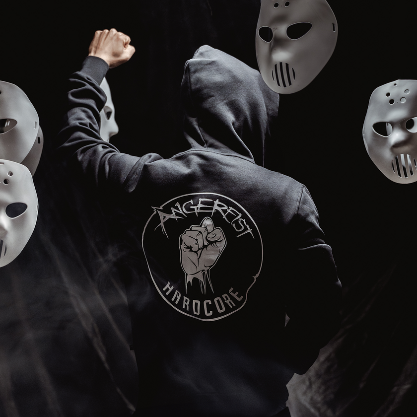 120. Angerfist Black Hoodie