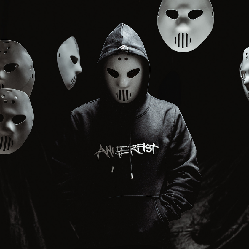 120. Angerfist Black Hoodie